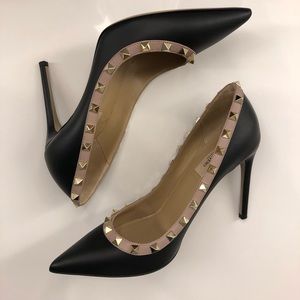 Valentino Garavani Rockstud Leather 100mm Pump